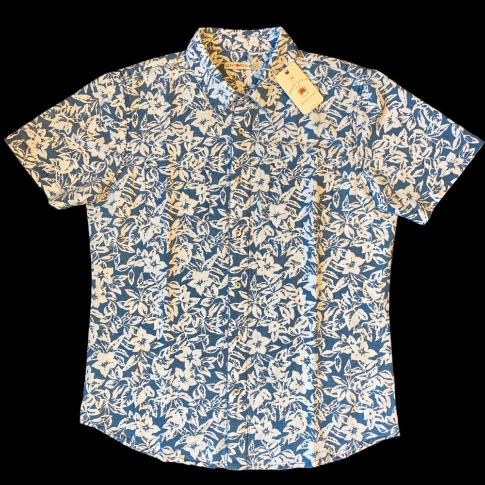 Agave Denim men’s button up Hawaiian shirt